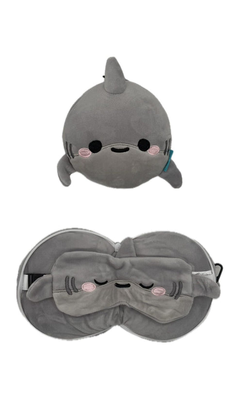 PUCKATOR CUSCINO DA VIAGGIO CON MASCHERA LO SQUALO