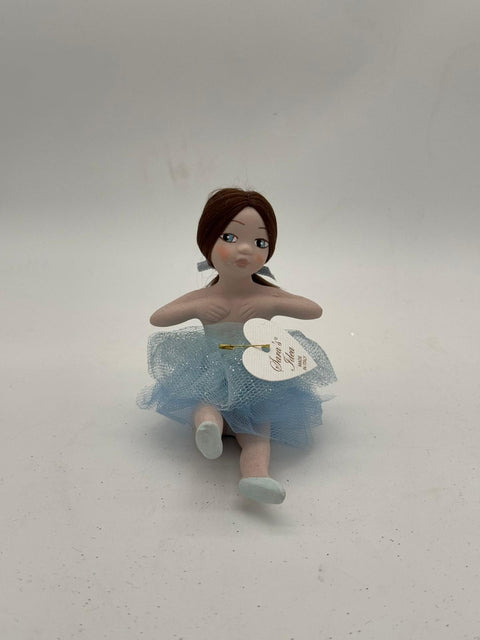 SARA'S IDEA BALLERINA PICCOLA IN PORCELLANA POSIZIONI ASSORTITE  H11