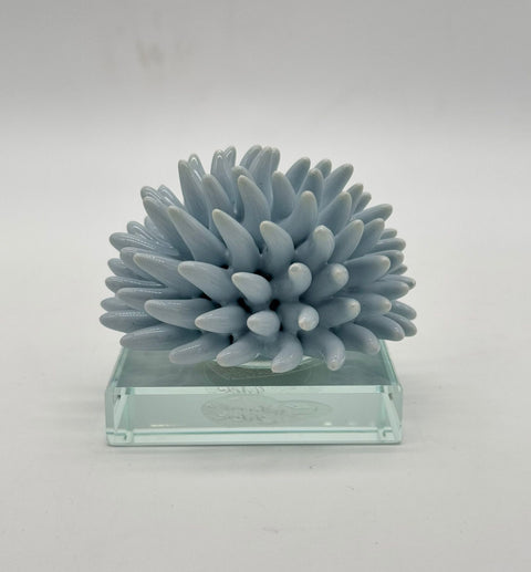 SARA'S IDEA RICCIANE' SU BASE CRISTALLO 7.5X7.5X6.5 COLORE CARTA DA ZUCCHERO