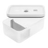 ZWILLING Fresh & Save Lunch box sottovuoto L, plastica, semi trasparente-grigio