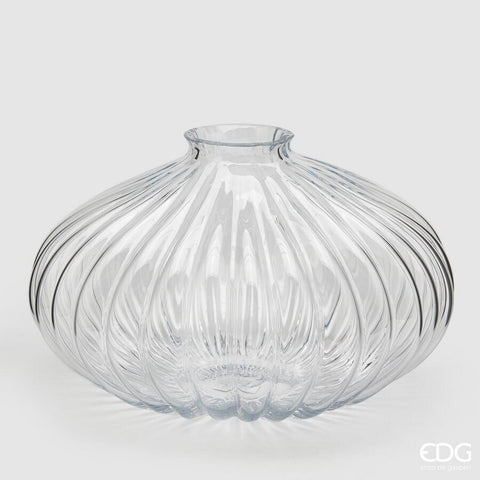 EDG Enzo De Gasperi Vaso Ampolla Righe D42 cm H25 cm