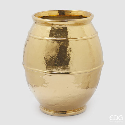 EDG ENZO DE GASPERI VASO FENICE ANFORA H.67 D.56 C4 GOLD