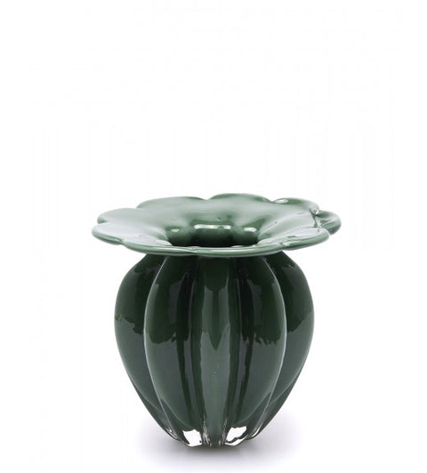EDG Enzo De Gasperi Vaso Blossom H17,5 VERDE