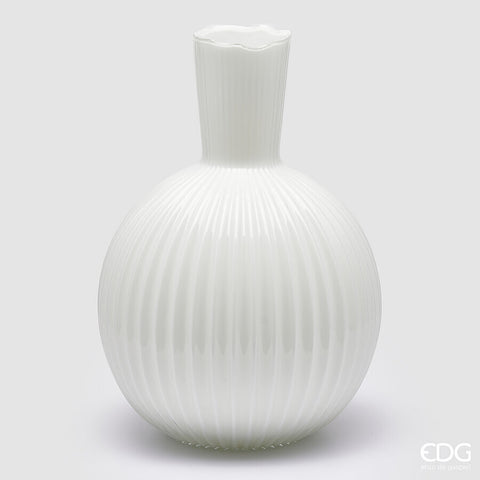 EDG ENZO DE GASPERI VASO AMPOLLA WHITE H 48 CM D 34