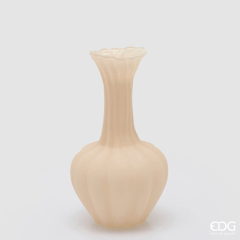 EDG Enzo De Gasperi Vaso Flow Sinuoso H31 cm Avorio