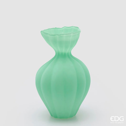 EDG Enzo De Gasperi Vaso Flow Sinuoso H30.5 cm Tiffany