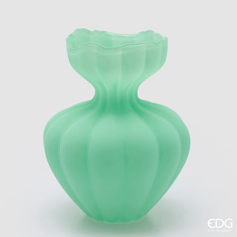 EDG Enzo De Gasperi Vaso Flow Sinuoso H32cm Tiffany