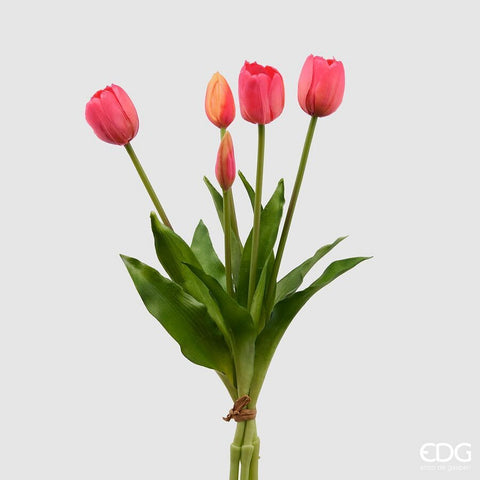 EDG Enzo de Gasperi Bouquet di tulipani Fuxia