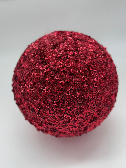EDG Enzo De Gasperi Pallina GLITTER ROSSA D20