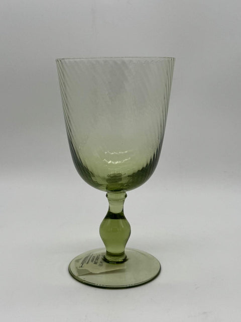 HANNA SET SERVIZIO 6 PZ BICCHIERE VETRO VINO VERDE