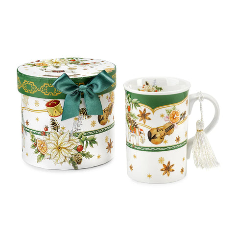 Fade Mug in porcellana con decori "Gillian" 12x11 cm
