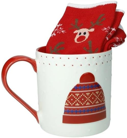 BRANDANI MUG CALZA NEW BONE CHINA C/CALZINI COTONE
