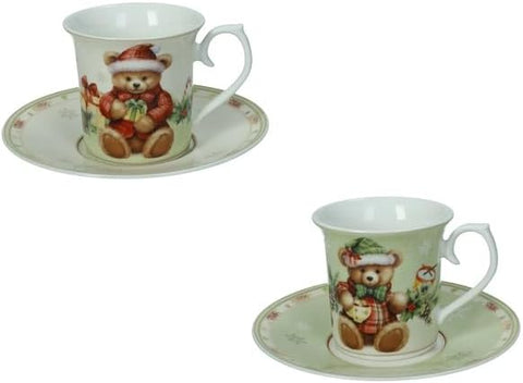 BRANDANI TAZZINA CAFFE' COCCOLE SET 2 PZ NEW BONE  CHINA