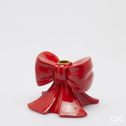 EDG ENZO DE GASPERI PORTACANDELA FIOCCO H.11 L.13 L.13 C4 ROSSO