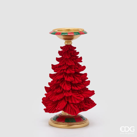 EDG ENZO DE GASPERI PORTACANDELA PINO H.36 D.19 C6 ROSSO