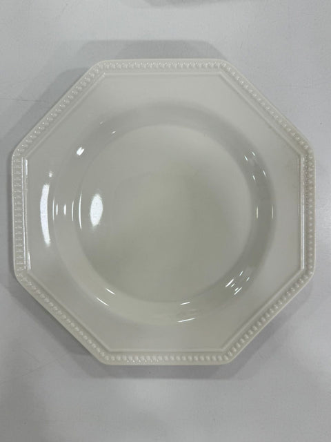HANNA SET SERVIZIO DI PIATTI FORMA OTTAGONALE 18 PZ JUSTINE PANNA