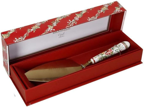 BRANDANI PALA DOLCE CAROL GOLD INOX C/MANICO  CERAMICA