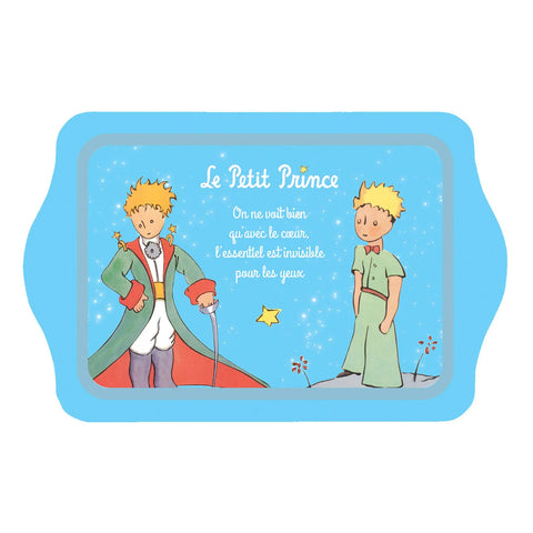 ENESCO Vassoio svuota tasche in metallo Notte stellata - Il Piccolo Principe  H14 x L21 x D1,8 cm