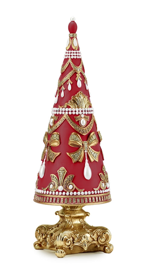 FADE ALBERO ROSSO CON PERLE 14X41