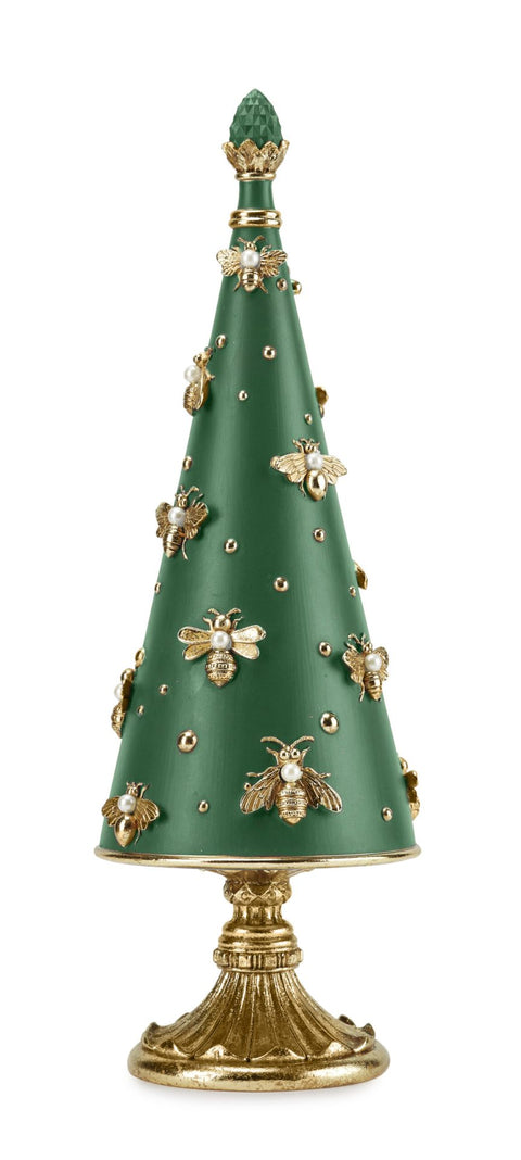 FADE ALBERO VERDE CON PERLE 14X41