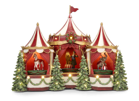 FADE XMAS CIRCUS CIRCO C/LUCI CM.45X27X36