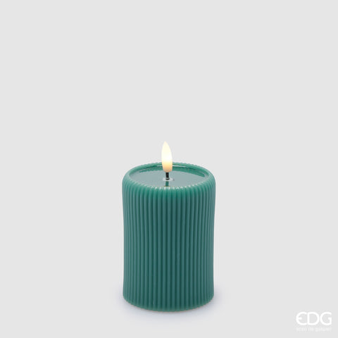 EDG ENZO DE GASPERI CANDELA LED LOUNGE MOCCOLO H.10 D.7.5 IP20 C4 VERDE