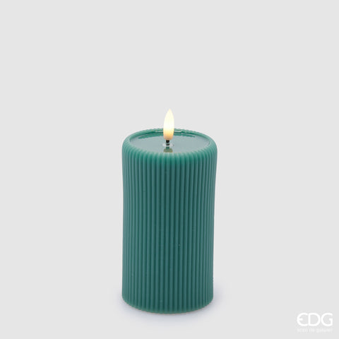 EDG ENZO DE GASPERI CANDELA LED LOUNGE MOCCOLO H.13 D.7.5 IP20 C4 VERDE
