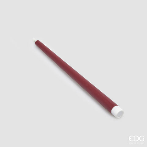 EDG ENZO DE GASPERI CANDELA LED TOUCH STELO CF 2PZ H.25 D.2.2 IP20 BORDEAUX