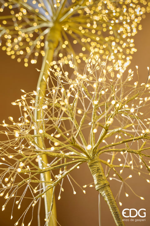 EDG ENZO DE GASPERI DECORO TARASSACO RICH 1200MICROLED H.240 D.60 IP44 C6 GOLD