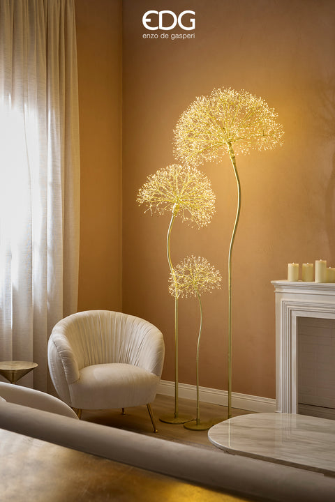 EDG ENZO DE GASPERI DECORO TARASSACO RICH 576MICROLED H.150 D.40 IP44 C6 GOLD