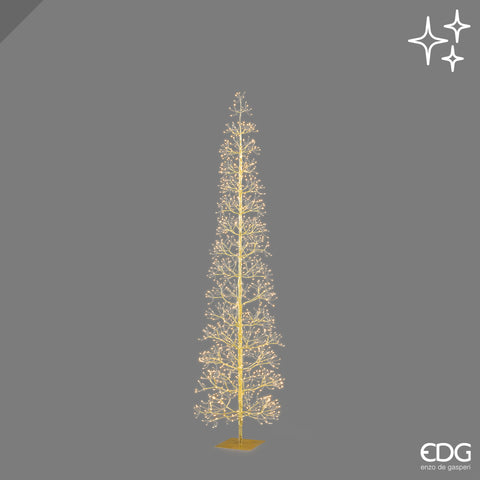 EDG ENZO DE GASPERI ALBERO LED FAGGIO SLIM 1080LED H.180 IP44 C6 GOLD