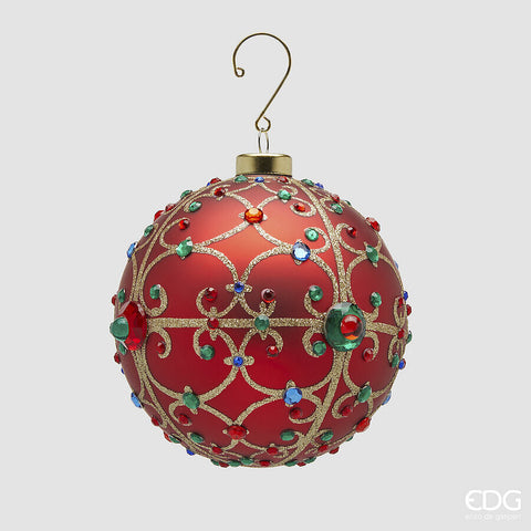 EDG ENZO DE GASPERI ADDOBBO PALLA JEWEL D.12 C5 ROSSO