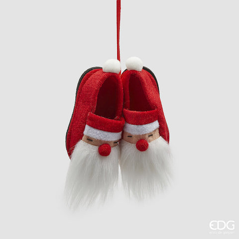 EDG ENZO DE GASPERI ADDOBBO SCARPA H.12 L.12 C5 BIANCO E ROSSO
