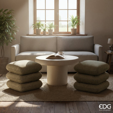 EDG ENZO DE GASPERI POUF REST H.44.5 D.44.5 C5 NOCCIOLA