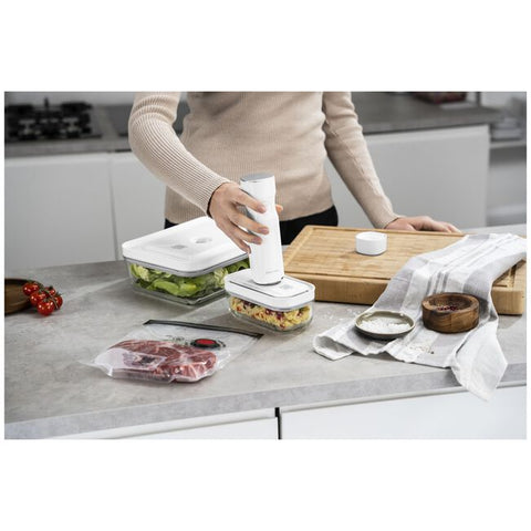 ZWILLING Fresh & Save Contenitore sottovuoto L, plastica, semi trasparente-grigio