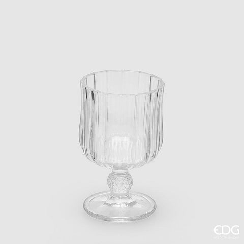 Edg Enzo De Gasperi Bicchiere Righe Calice h 11.6 d7 6 pz
