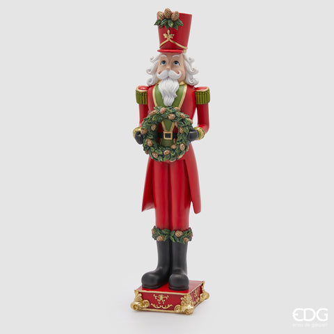 EDG ENZO DE GASPERI DECORO SOLDATINO H.60 L.15.5 L.14 C5 VERDE E ROSSO