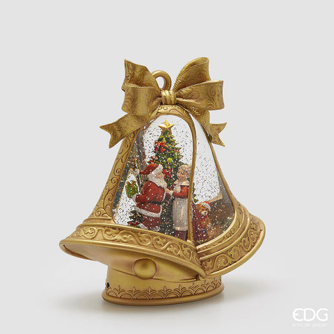 EDG ENZO DE GASPERI DECORO CAMPANA H.24,3 L.24 L.10,5 MUSICA +MOV.+LED C5 ORO