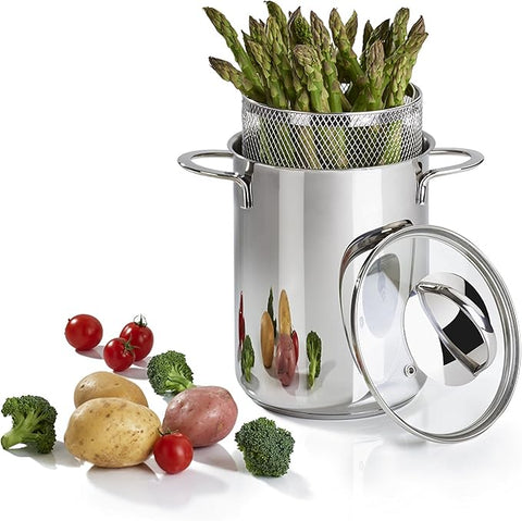 BARAZZONI Cuoci Asparagi Verdure e Pasta, ø 16 cm,