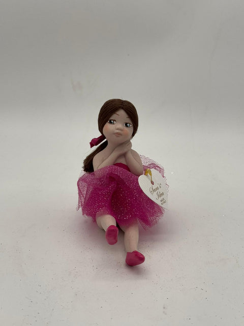 SARA'S IDEA BALLERINA PICCOLA IN PORCELLANA POSIZIONI ASSORTITE  H11