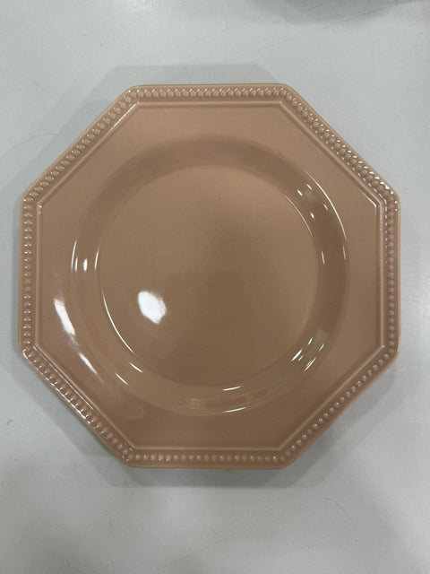 HANNA SET SERVIZIO DI PIATTI FORMA OTTAGONALE 18 PZ JUSTINE NATURALE CIPRIA