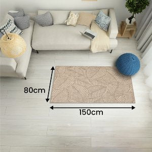 IMAGELAND TAPPETO FLORY CAPPUCCINO 80X150 PER INTERNO ED ESTERNO