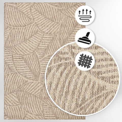 IMAGELAND TAPPETO FLORY CAPPUCCINO 80X150 PER INTERNO ED ESTERNO