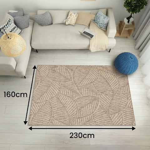 IMAGELAND TAPPETO FLORY CAPPUCCINO 160X230 PER INTERNO ED ESTERNO