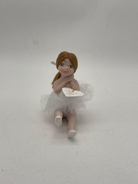 SARA'S IDEA BALLERINA PICCOLA IN PORCELLANA POSIZIONI ASSORTITE  H11