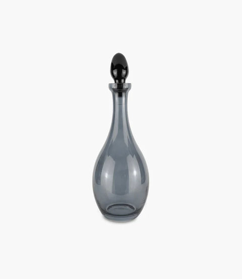 Baci Milano Vesti La Tavola Glass Bottle/Carafe - Classic Smoke 13X36