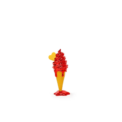 Sequenze scultura Happy taste rosso 14 cm