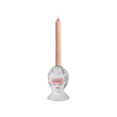 Baci Milano Portacandela + Candela La Sognatrice - Sagrada Familia H 12 CM