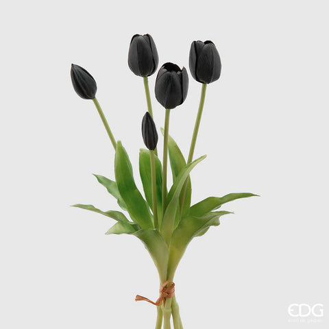 EDG Enzo De Gasperi Bouquet Di Tulipani Nero 39 CM