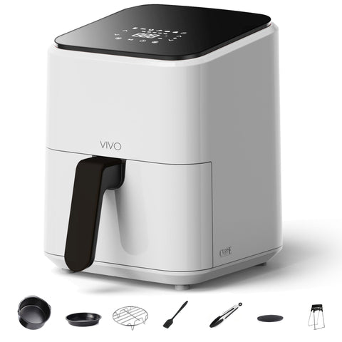 VIVO Friggitrice ad aria Vivo Air Fryer Multicooker 4.0 litri bianco opaco